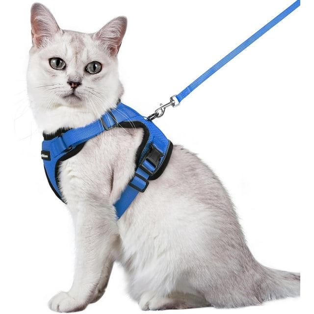 rabbitgoo Cat Harness and Leash for Walking, Escape Proof Soft Adjustable Vest Harnesses for