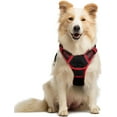 thumbnail image 1 of Pigo Dog Harness No Pull Pet Harness with 2 Leash Clips, Adjustable Soft Padded Dog Vest, No Choke Reflective Outdoor Pet Oxford Vest with Easy Control Handle for Medium Dogs, Black & Red, 1 of 11