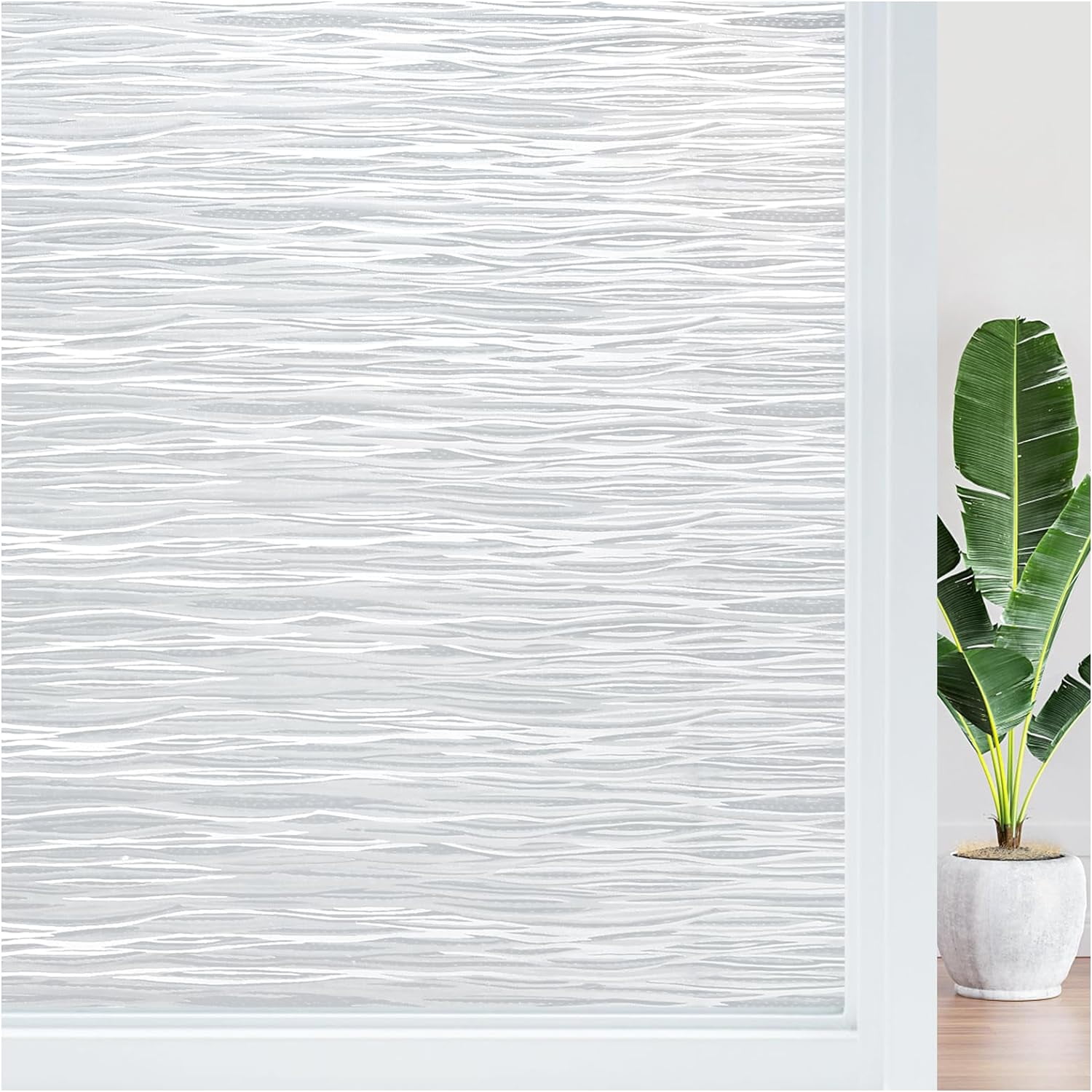 rabbitgoo Window Privacy Film Frosted Glass Window Film Removable