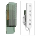 thumbnail image 1 of racks Cable Management Bracket Punch Free Cord Organizer Cable Holder Cable Fixer office Household Desktop Green, 1 of 9