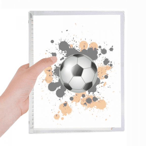 radial soccer football sports notebook loose diary refillable journal statiry