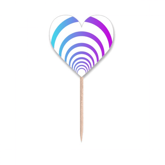 radiation line watch c Toothpick Flags Heart Lable Cupcake Picks