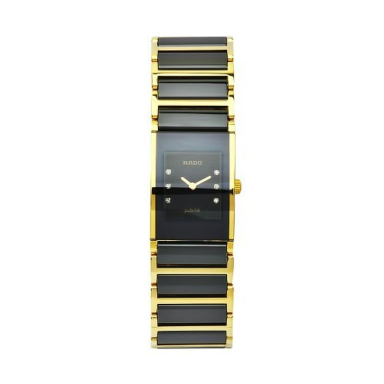 Rado Women's R20789752 Integral Watch, Black Dial, Ceramic