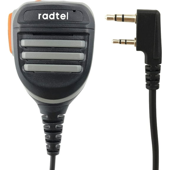 radtel Platinum Series Rainproof Heavy Duty Shoulder Speaker Mic Compatible with MD-380 MD-UV380 UV8000E Kenwood Baofeng UV-5R UV-82HP BF-F8HP UV-5X3 Btech radios,Microphone (Advanced Mic)
