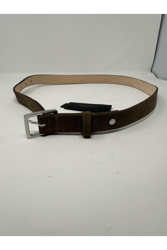 Taupe Suede Boyfriend Belt Women's XS