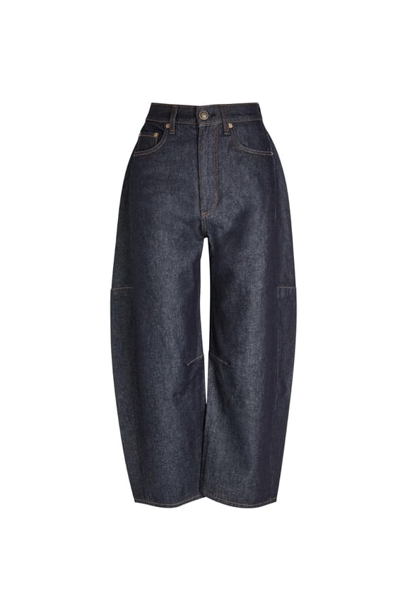 Women's Charlie High-Rise Ankle Barrel Jeans, Twilight Rinse, 28