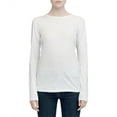 thumbnail image 1 of rag & bone Women's The Slub Long Sleeve White T-Shirt, X-Small, 1 of 1