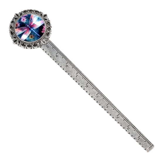 ragonfly Vintage Silver Lace-Edged Bookmark: a Gift for Readers and Book Lovers