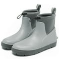 thumbnail image 1 of HSBDNZQ Deck Boots for Men's,Ankle Rubber Rain Boots Waterproof Anti-Slip Waterproof Shoes,Rubber Outdoor Fishing Boating Boots Water Work Shoes for Men, 1 of 6