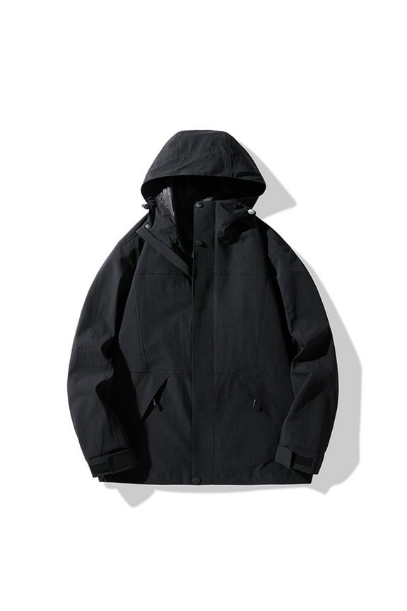 rain jacket women,Black Womens Waterproof Raincoat Lightweight Breathable Rain Jacket Hooded Rain Coat Outdoor Active Windbreaker with Pocket