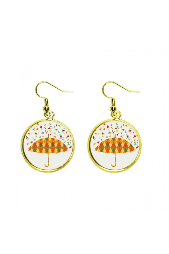rain umbrella weather drip pattern earring dangle en drop earring jewelry woman