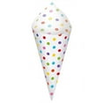 thumbnail image 1 of rainbow mini paper snack cones with tray | 40 ct., 1 of 1