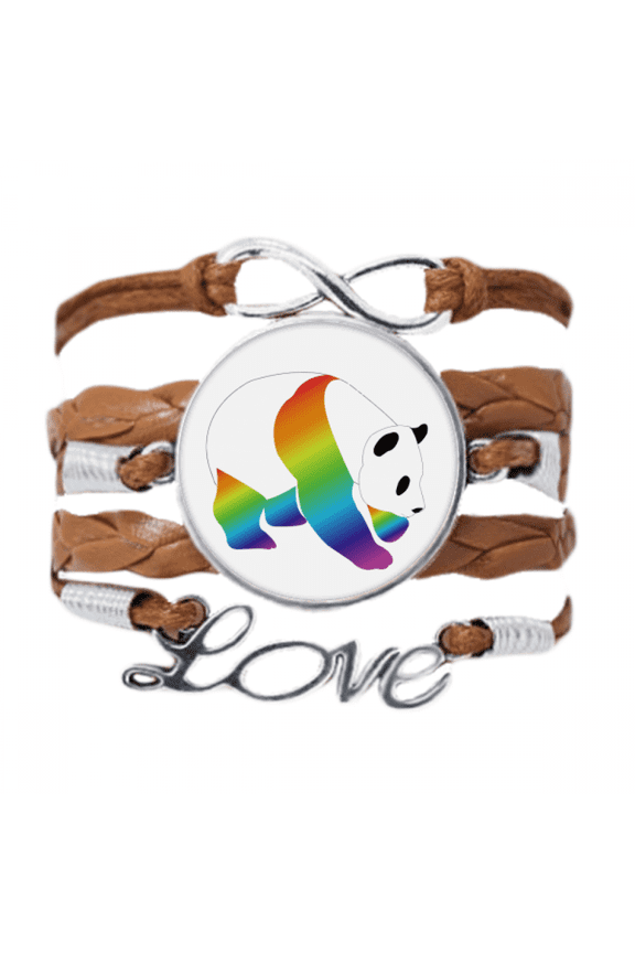 rainbow panda mass animals bracelet chain ornament wristband
