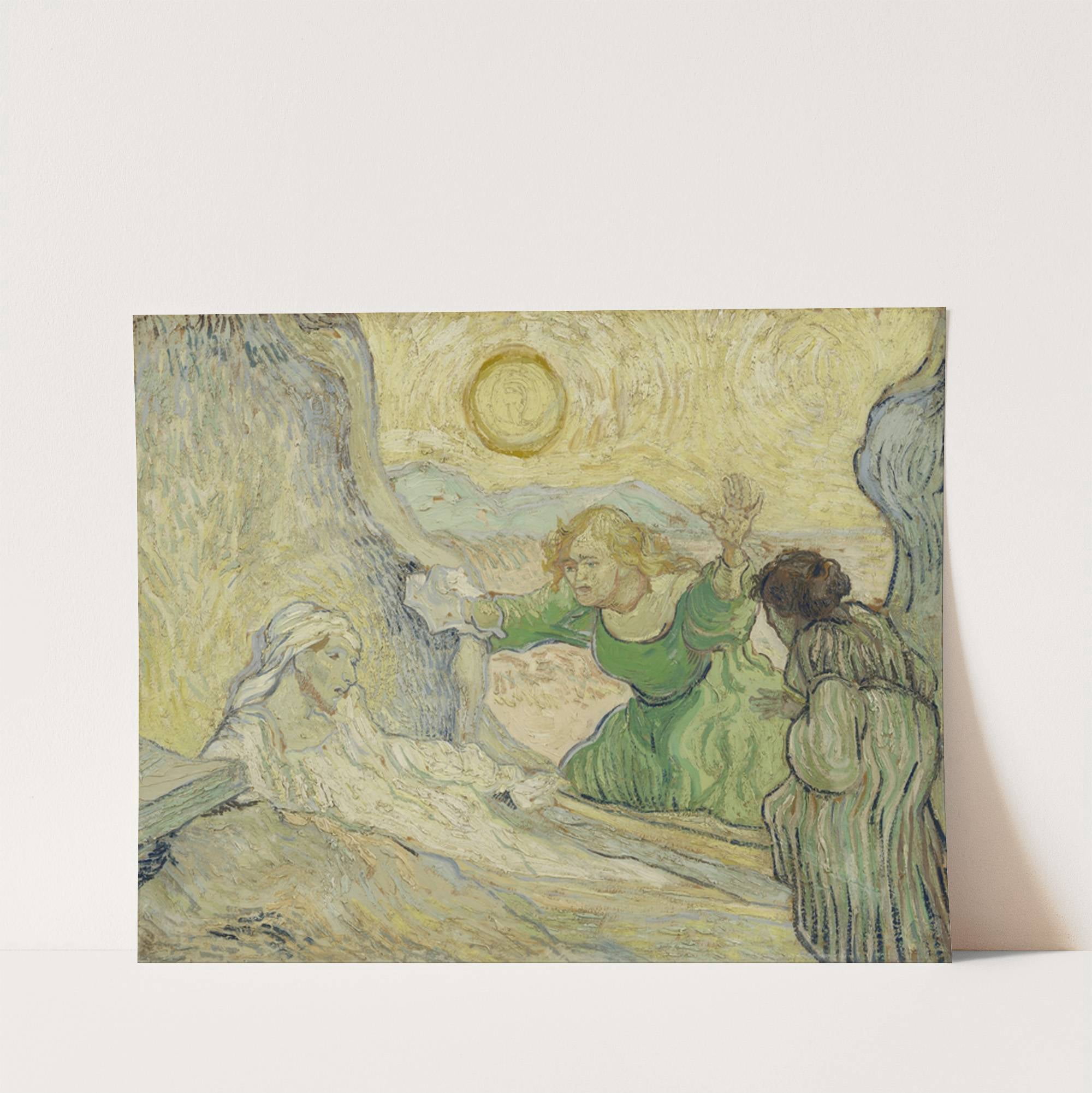 The raising of Lazarus (after Rembrandt) - Vincent Van Gogh Artwork ...