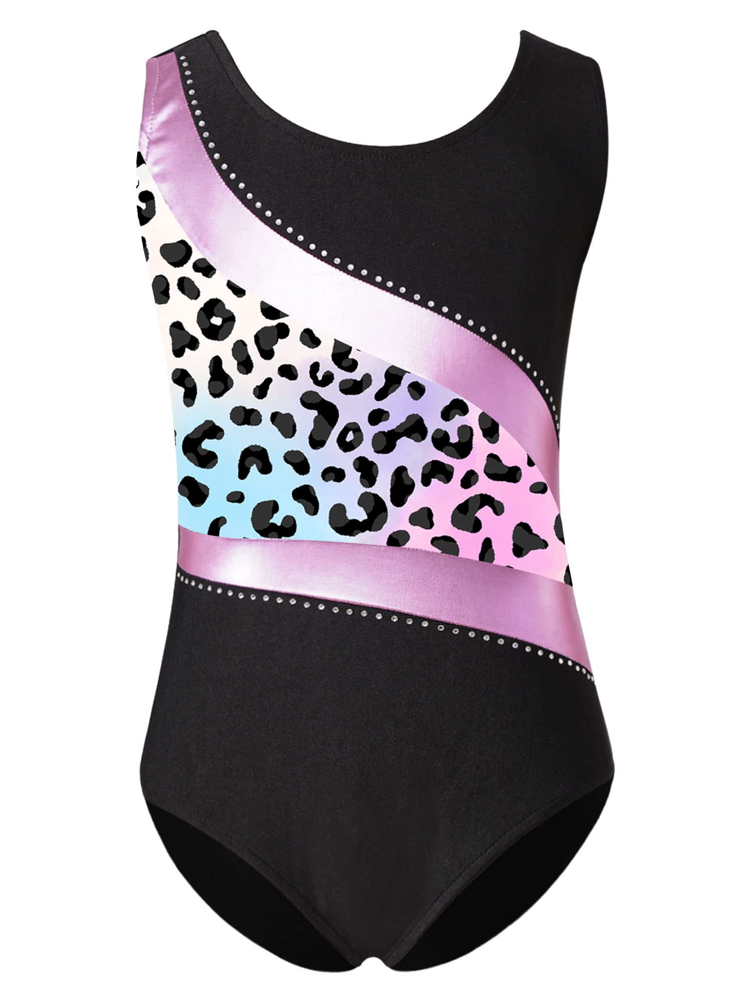 ranrann Girls Gymnastics Leotard Sleeveless Ballet Dance Training ...
