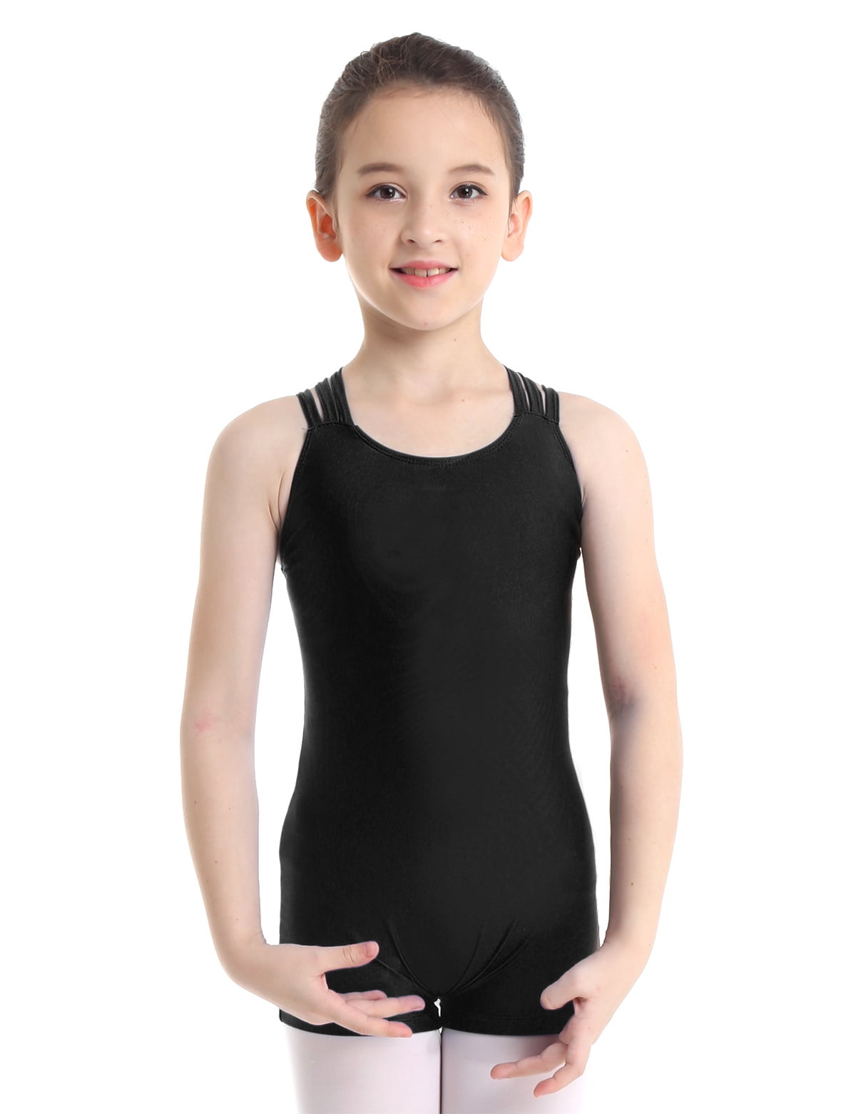 ranrann Kids Girls One-Piece Ballet Dance Unitards Gymnastics Leotard ...