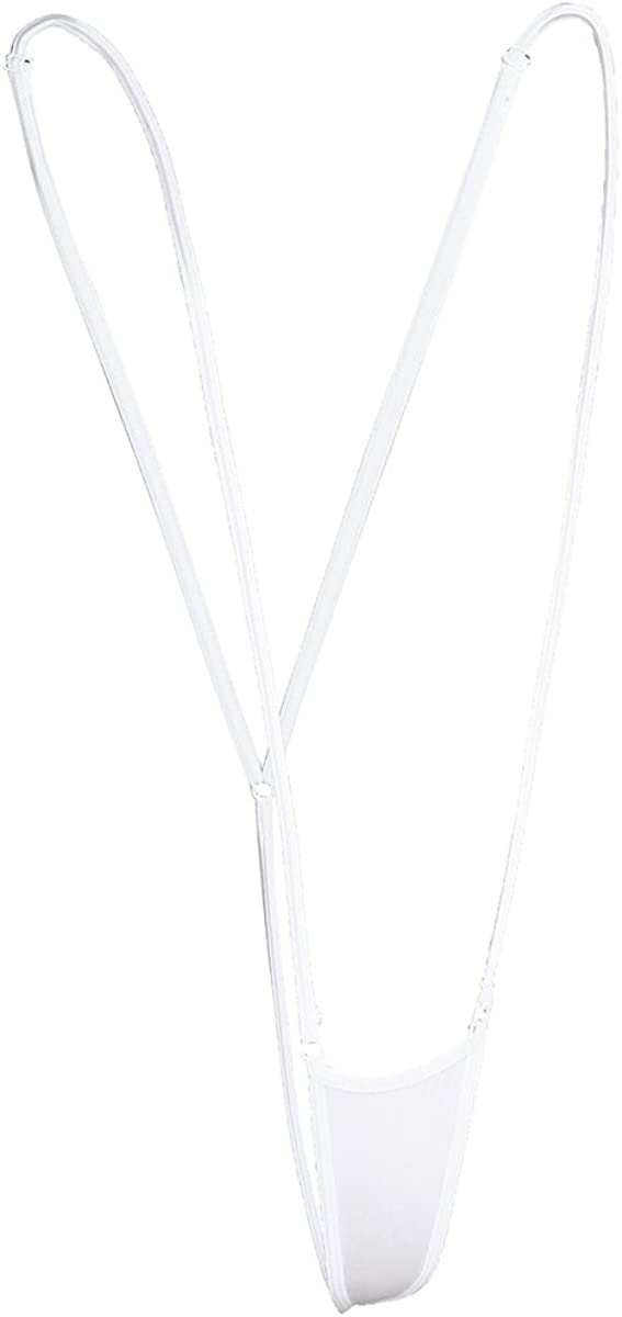 ranrann Women's Mesh Sling Shot Micro Bikini Suspender GString Thongs