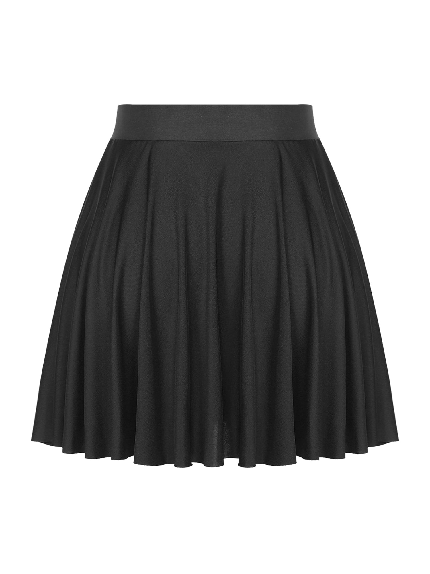 STAR FASHION Women's Stretchy Flared Skater Skirt - Basic Mini Skirt (Viscose/Elastane)