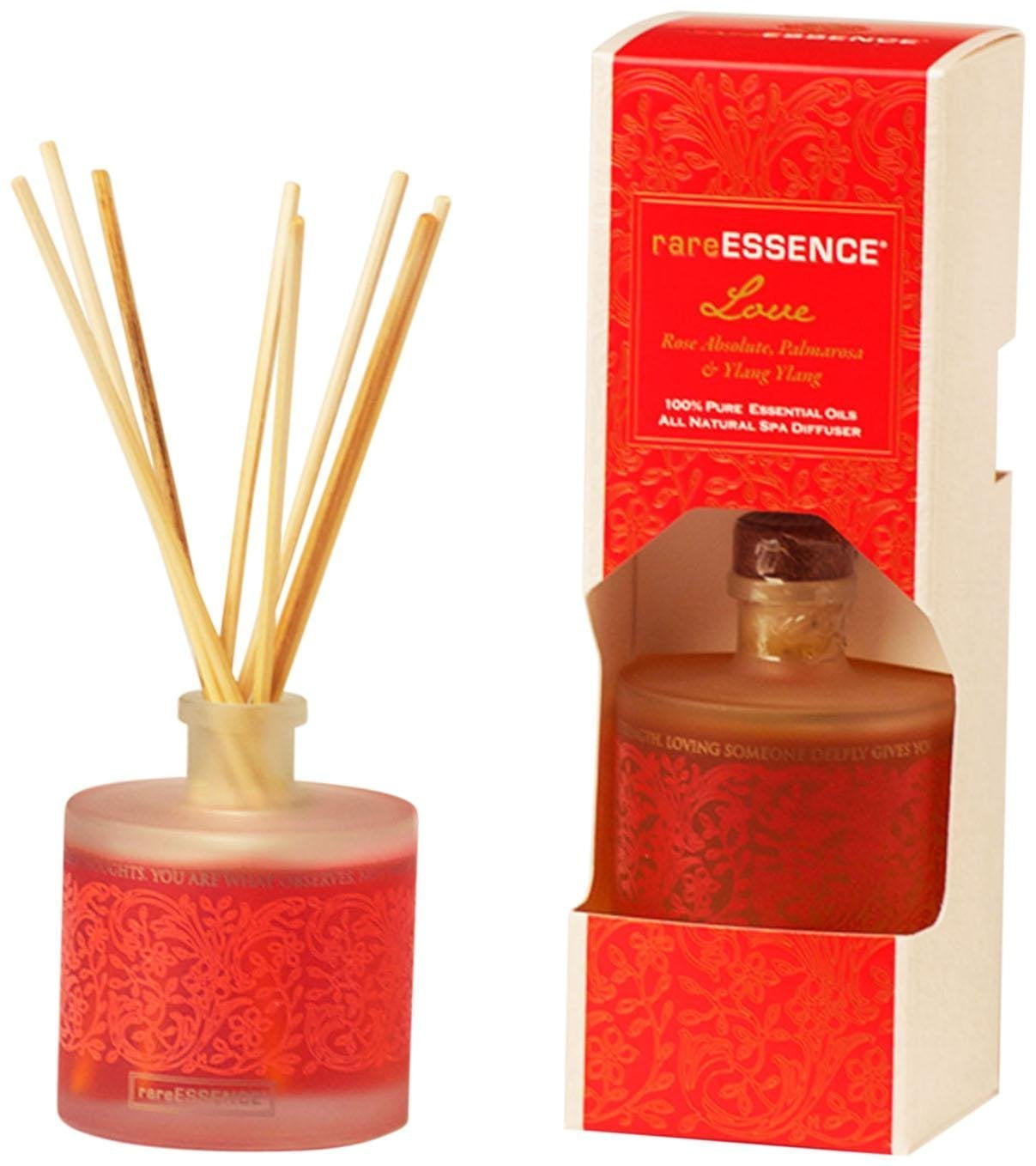 Love Scent Red Glass Reed Diffuser, 3 fl oz