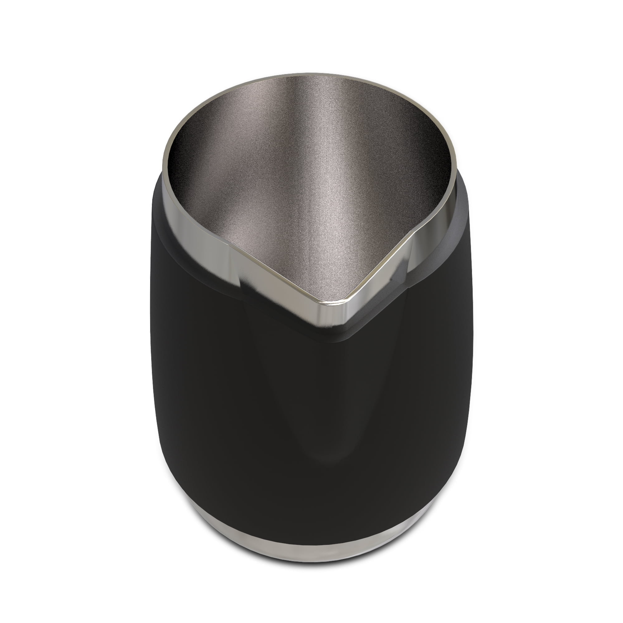 Rattleware Stainless Steel Macchiato Pitcher, Handle-Free with Rubber Sleeve, 12 oz