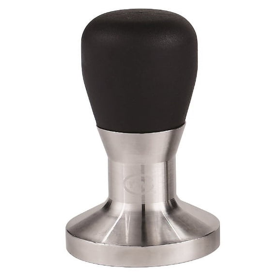 rattleware 3.5" Angular Tamper, Stainless Steel, 53mm, Black Handle