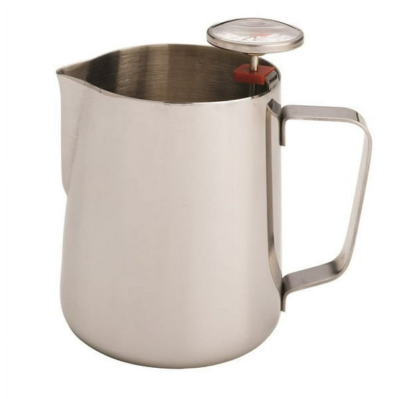 rattleware 32 oz Latte Art Pitcher w/ Clip, Stainless Steel, 27203