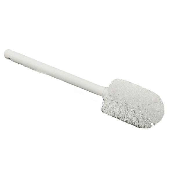rattleware Polymer Decanter Brush 12-Inch Durable Cleaning Brush for Decanters and Bottles - Ergonomic Handle, Easy to Clean - Perfect for Home, Restaurant, Hotel, or Commercial Use - White