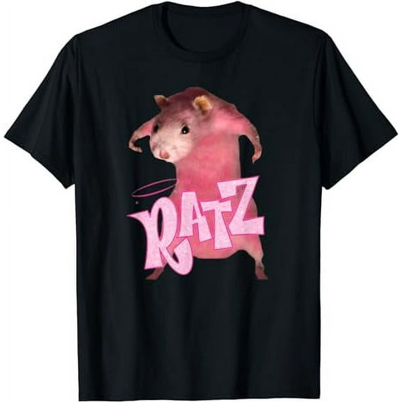 ratz - funny rat funny mouse ratz pink ratz mouse meme T-Shirt
