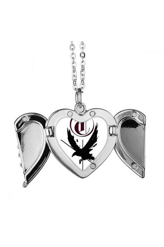 ravens birds flying animals angel wings necklpendant fashion