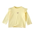 thumbnail image 1 of rd Yellow Children Boy Girl Long Sleeve Heart Lover Graphic Loose Fit Outfit Sweatshirt for Child Boat Neck Lounge Thin Peplum Warm Winter Fall 2026 Clothes Fashion 7 Years, 1 of 5