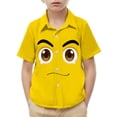 thumbnail image 1 of rd Yellow Short Sleeve Shirts for Children Boy Girl Summer Fall Graphic Brunch Kawaii School Girl Costumes Tops Blouses Shirts Kid 2026 Clothing Fashion 6 Years, 1 of 8