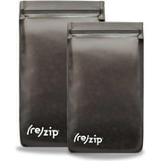 (re)zip 2-Piece Reusable Coffee & Tea Storage Bags – Airtight, Leakproof, Freezer and Dishwasher Safe, BPA-Free, Food-Grade PEVA – Ideal for Bulk Bins – 6 & 8 Cup Sizes