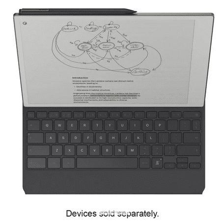 reMarkable Paper Pro - Mosaic weave Type Folio keyboard for your 11.8'' Paper Tablet - Basalt