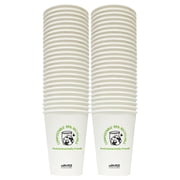 rePaper Home Compostable, Biodegradable Disposable eco-friendly Hot and Cold Drinking Paper Cups 12 oz 50 pack - MADE IN KOREA