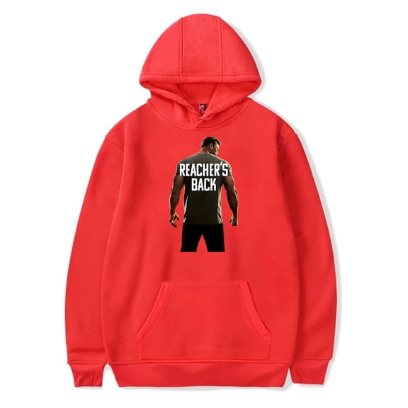 reacher merch tv series  Hooded Drawstring Pocket Sweatshirt Men/women novelty Pullover