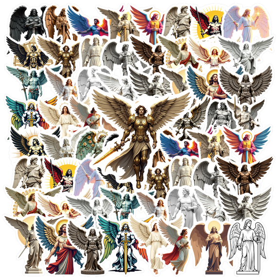 realistic Angel Stickers Stickers, Waterproof Angel Stickers Sticker for Water Bottle Laptop Phone Cases Planner Skateboard Luggage Helmet Party Favor Decor, Ideal for Adults Teens Teacher Rewards