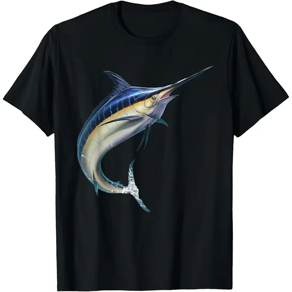 realistic Marlin fish for a lover Fishing T-Shirt