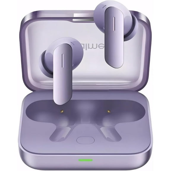 realme Buds Air 7, 12.4mm Dynamic Bass Drivers, 52Hrs Playtime, 52dB Hybrid ANC, 6 Mic ENC, 45ms Low Latency, 360 Spatial Audio, Hi-Res LHDC, IP55 Dust & Water Resistant, BT v5.4 - Lavender Purple