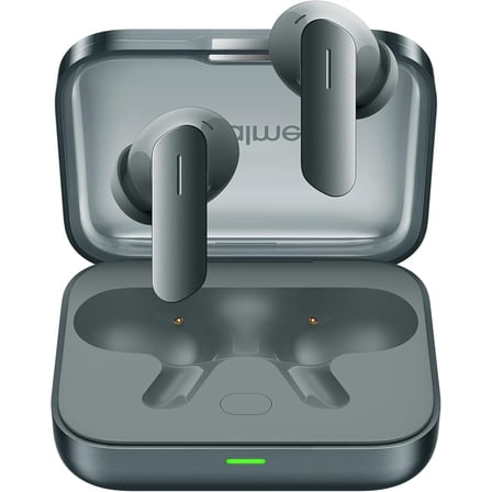 realme Buds Air 7, 12.4mm Dynamic Bass Drivers, 52Hrs Playtime, 52dB Hybrid ANC, 6 Mic ENC, 45ms Low Latency, 360 Spatial Audio, Hi-Res LHDC, IP55 Dust & Water Resistant, BT v5.4 - Green