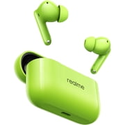 realme Buds T200 TWS Earbuds, Hi-Res Audio, LDAC, IP55 Water Resistant, 12.4mm Dynamic Bass Driver, 32dB ANC, 50h Playback Green