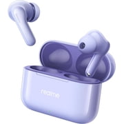 realme Buds T200 TWS Earbuds, Hi-Res Audio, LDAC, IP55 Water Resistant, 12.4mm Dynamic Bass Driver, 32dB ANC, 50h Playback Purple