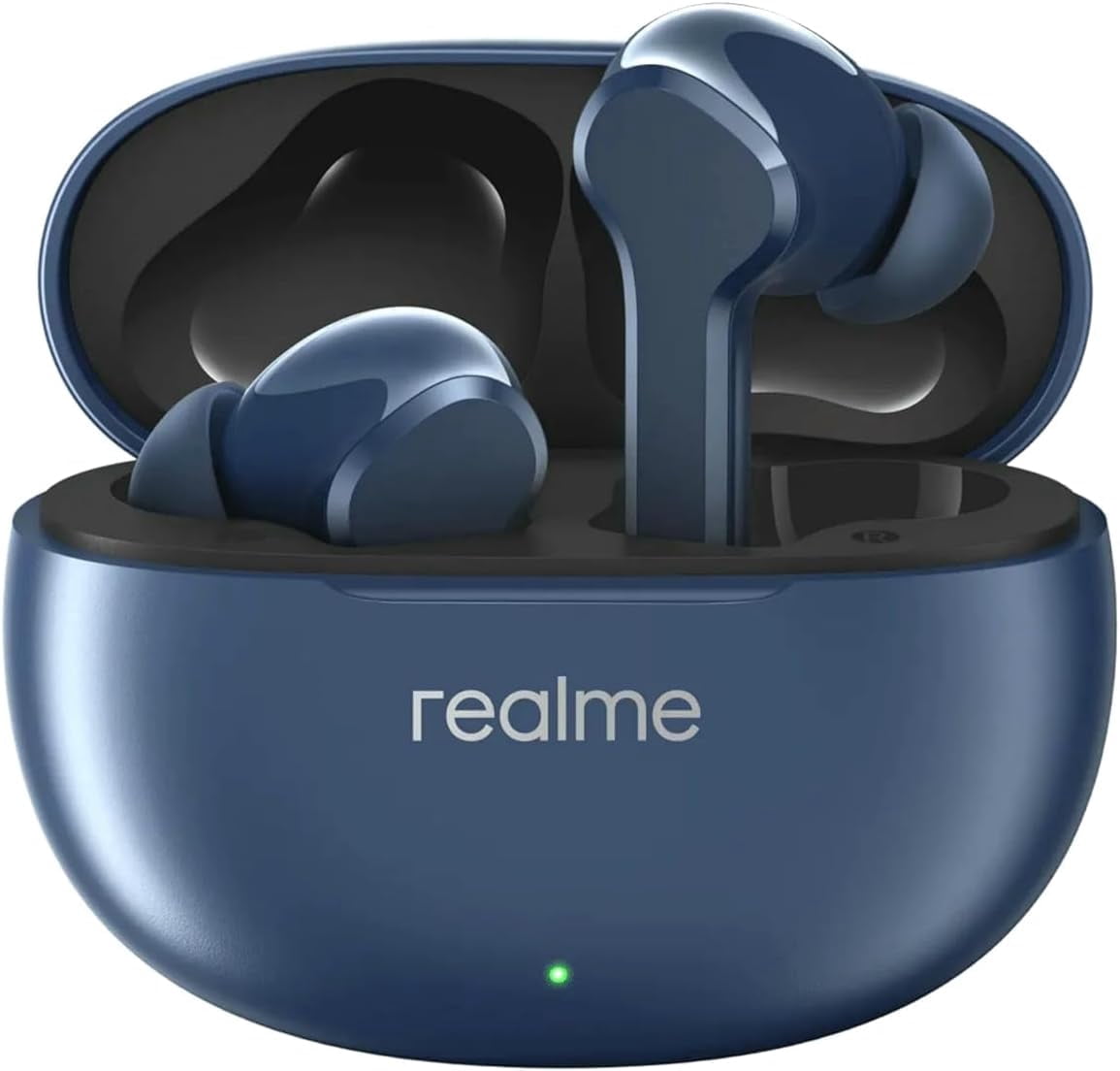 realme T110 AI ENC Noise Cancelling Wireless Earbuds, Lightweight in-Ear Buds, 10mm Dynamic Bass Driver, Heavy Bass, 38H Battery, Wireless Charging, Bluetooth 5.4, IPX5 Water Resistance - (Jazz Blue)
