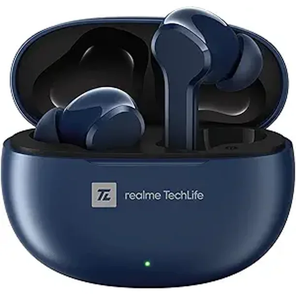 Realme T100 Wireless Headphones Blue
