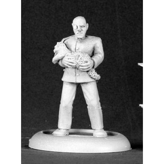 reaper miniatures dr. unsinn, evil mastermind #50093 chronoscope rpg mini figure