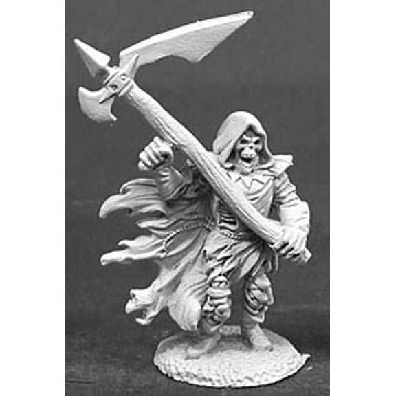 reaper miniatures grim reaper #02019 dark heaven legends unpainted metal figure