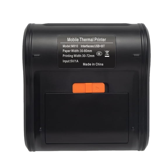 receipt ticket printer Portable Portable Receipt Printer 80mm Mobile POS Direct Thermal Printer with BT+USB Use with APP Compatible with iOS Smartphone Adjustable Paper Width 30-80mm s for