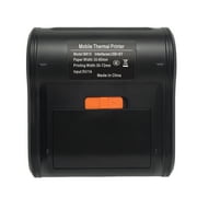 receipt ticket printer Portable Portable Receipt Printer 80mm Mobile POS Direct Thermal Printer with BT+USB Use with APP Compatible with iOS Smartphone Adjustable Paper Width 30-80mm s for