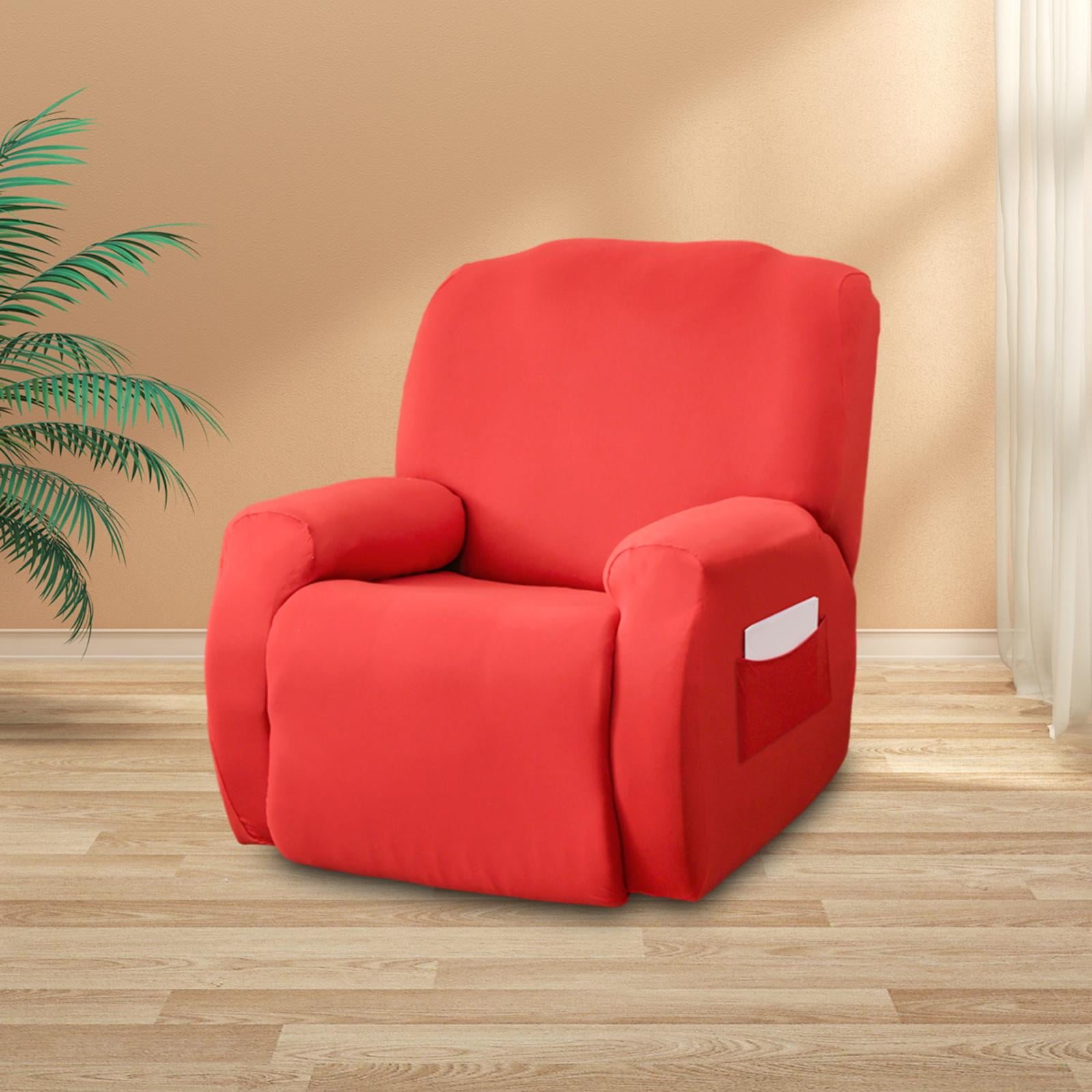 Red recliner chair outlet covers