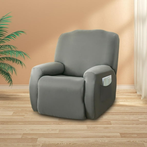 recliner Chair Covers recliner Covers Moisture Absorption Polyester Non Slip Couch Covers recliner Slipcovers for Restaurant Gray