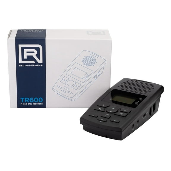 TR600 Landline Phone Call Recorder for Analog/IP/Digital Lines, Automatic Telephone Recording Device